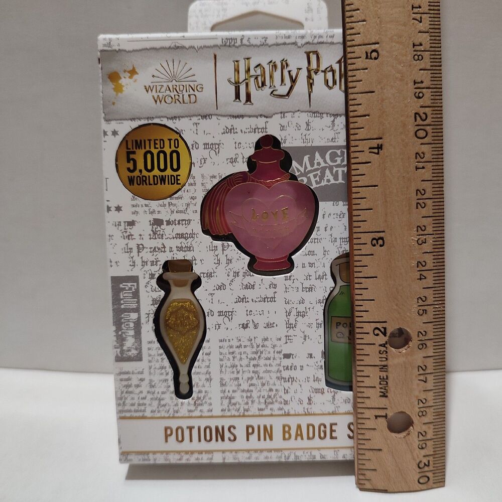 Harry Potter Limited Edition Triple Potions Enamel Pins Set Official Pin Badges - Picture 3 of 6
